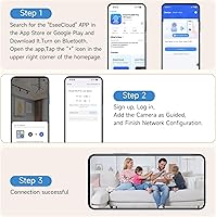 Vista 8 de Security Cameras Wireless Outdoor, 2.5K Battery Camera, 2.4G/5GHz WiFi, Spotlight & Siren Alarm, Color Night Vision, AI Motion Detection