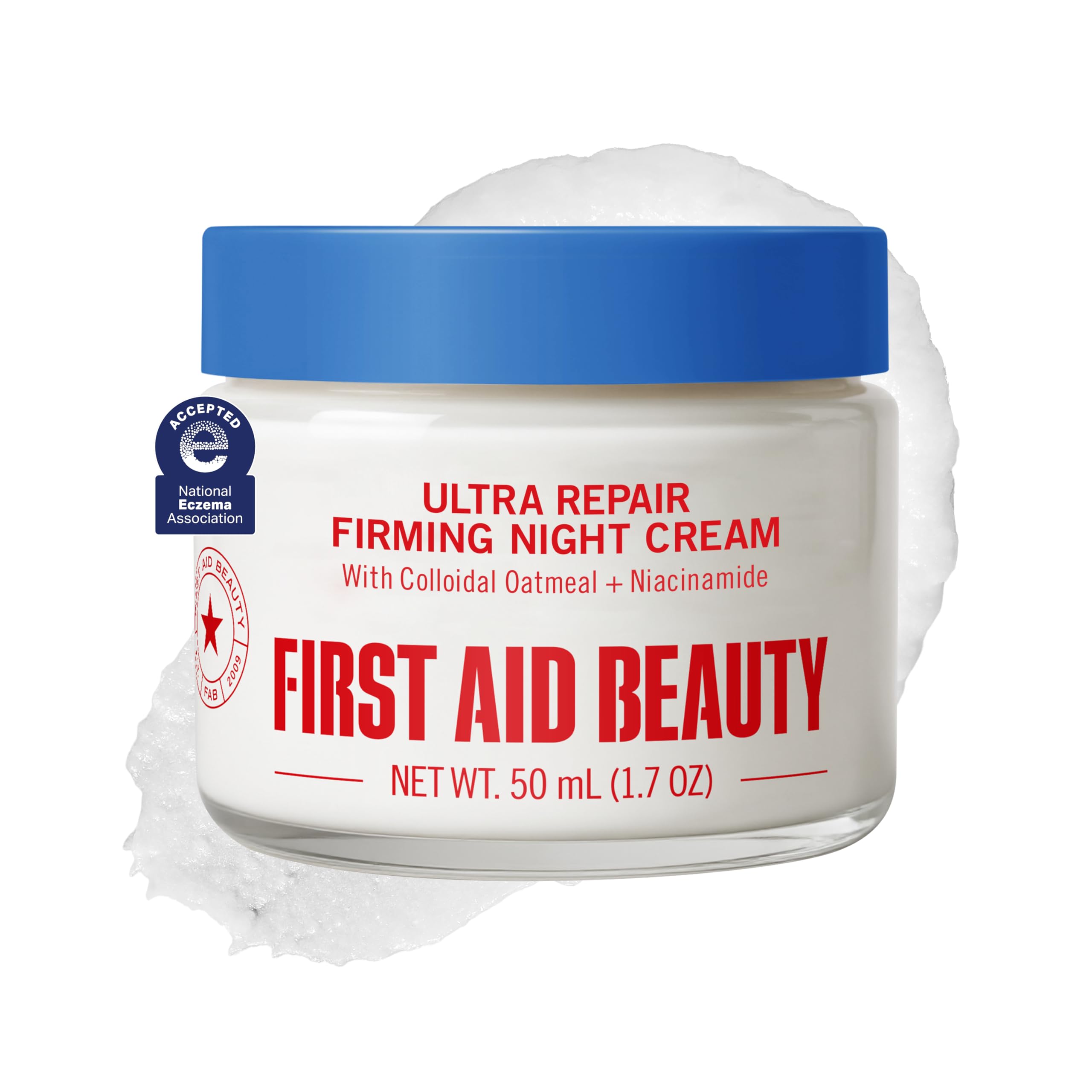 First Aid Beauty Ultra Repair Hydra-Firm Night Cream – reichhaltige Nachtcreme, spendet Feuchtigkeit, hilft sichtbar gegen Zeichen der Hautalterung, 1.7 oz