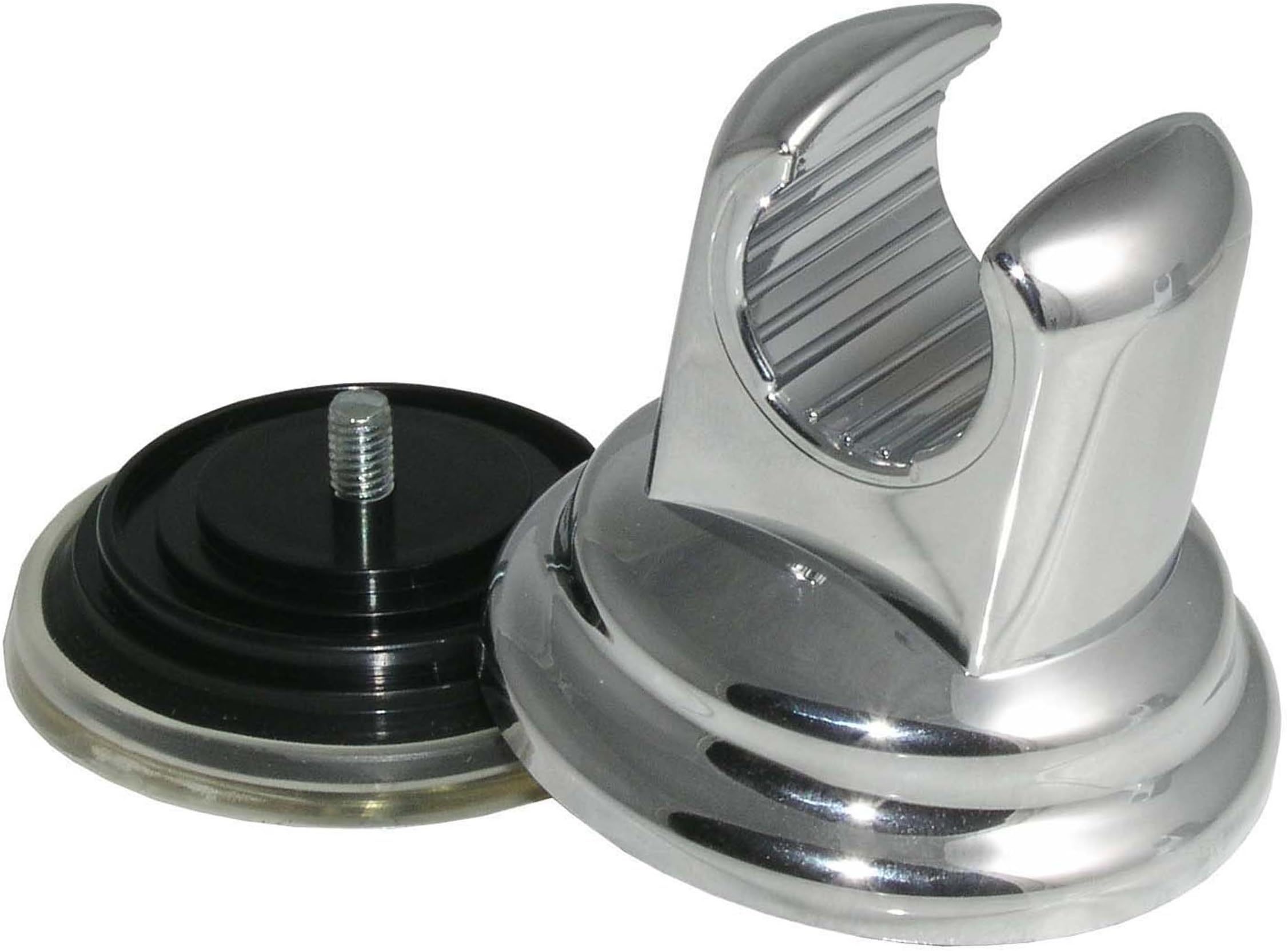 LDR 520 2433C 2-In-1 Permanent or Suction Showerhead Wall Mount, Chrome