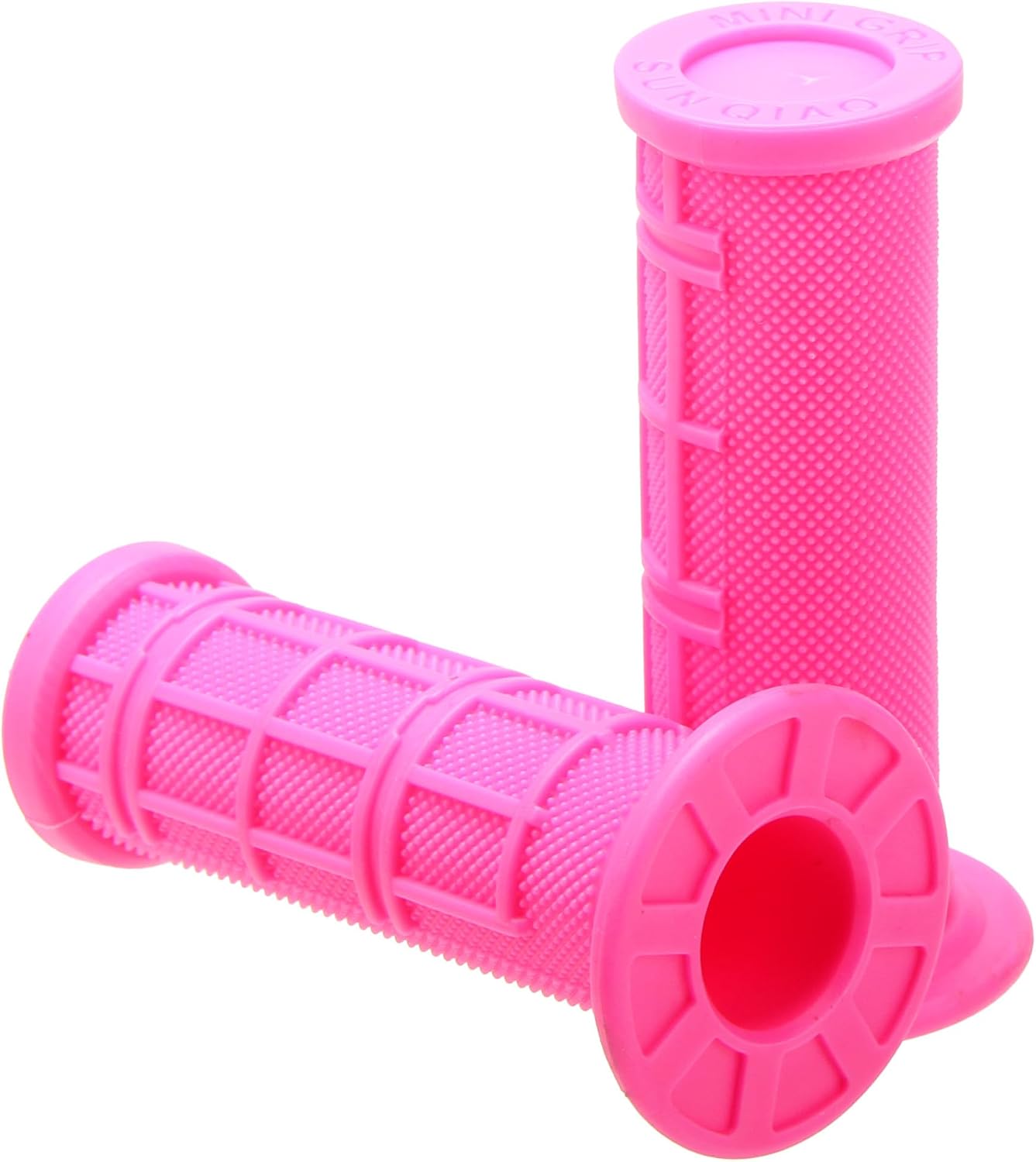 PW50 Grips, PW50 Handlebar Grips for Yamaha PW50 Peewee Y-Zinger PW 50cc PY 50 YT60 YT60L Kid Bikes 3/4 Half-Waffle Handle Bar Soft Grip Throttole Tube Accessories (Pink)