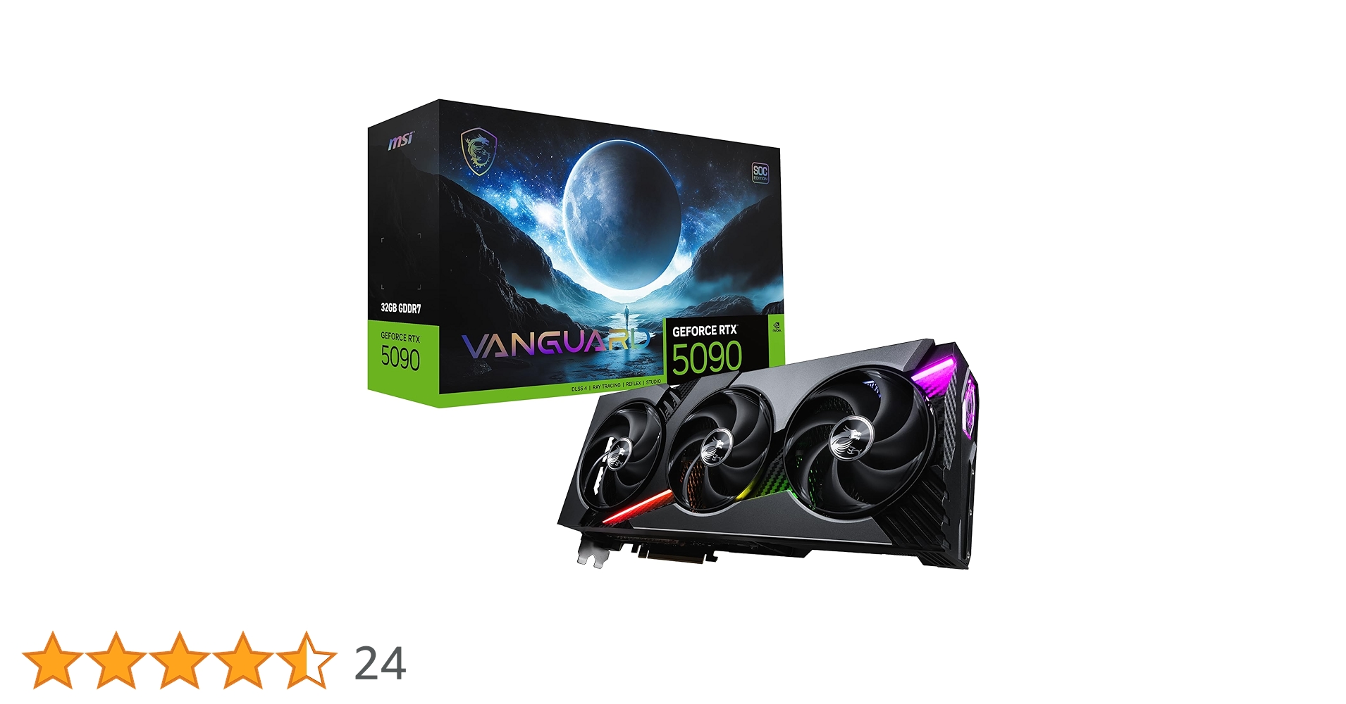 グラフィックボード・グラボ・ビデオカード MSI GeForce RTX 5090 32G SUPRIM SOC MSI GeForce RTX™ 5090 32G SUPRIM SOC