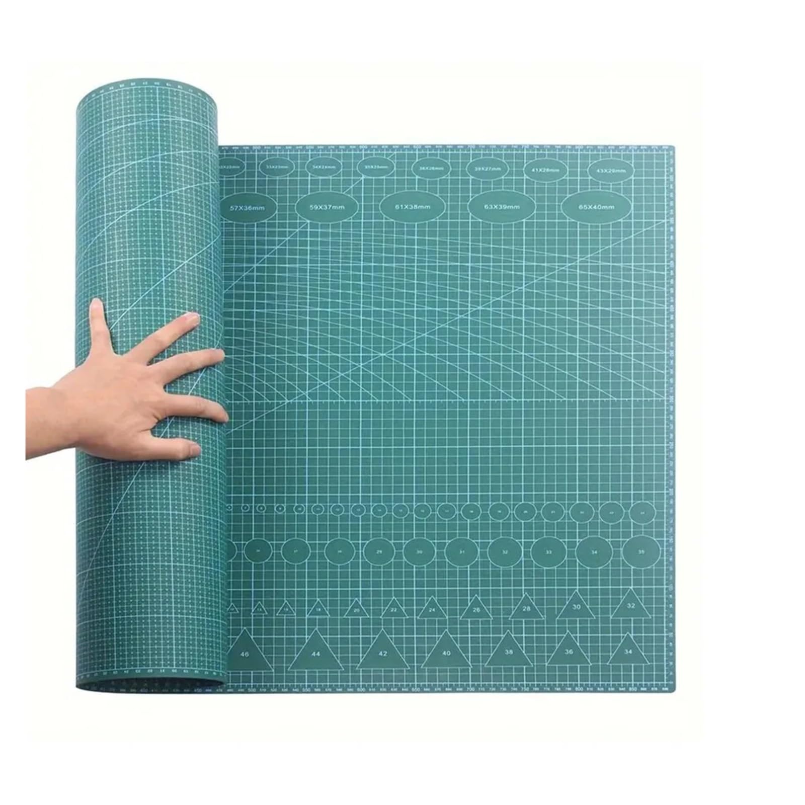 Self Healing Cutting Mats Self Healing Cutting Mat PVC Cutter Plate Double-Sided 3 Layer Pad 90x60cm Rotary Board for Sewing Quilting
