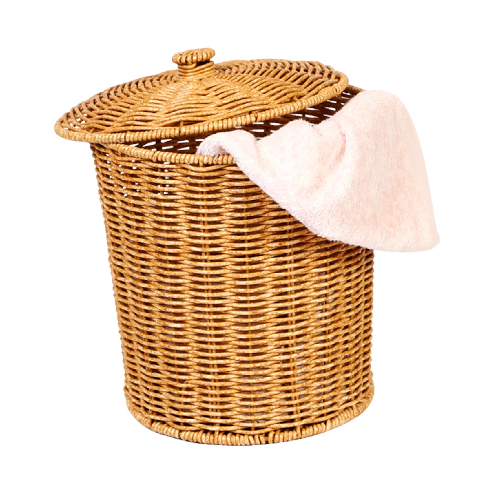Panier à linge portable osier pour organisation vêtements