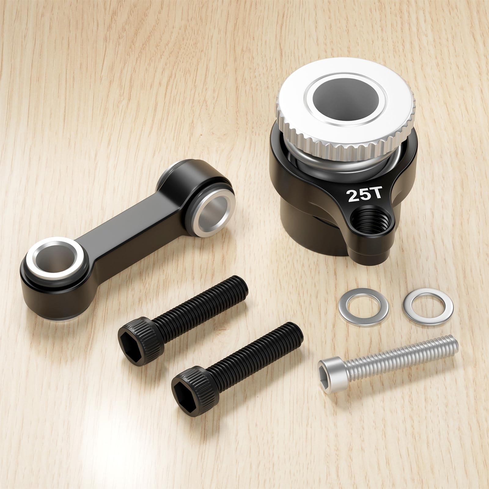 OGRC Aluminum 25T Servo Horn & Saver Set For Arrma 1/14 Typhon, 1/16 Mojave, 1/18 Granite GROM - View #3