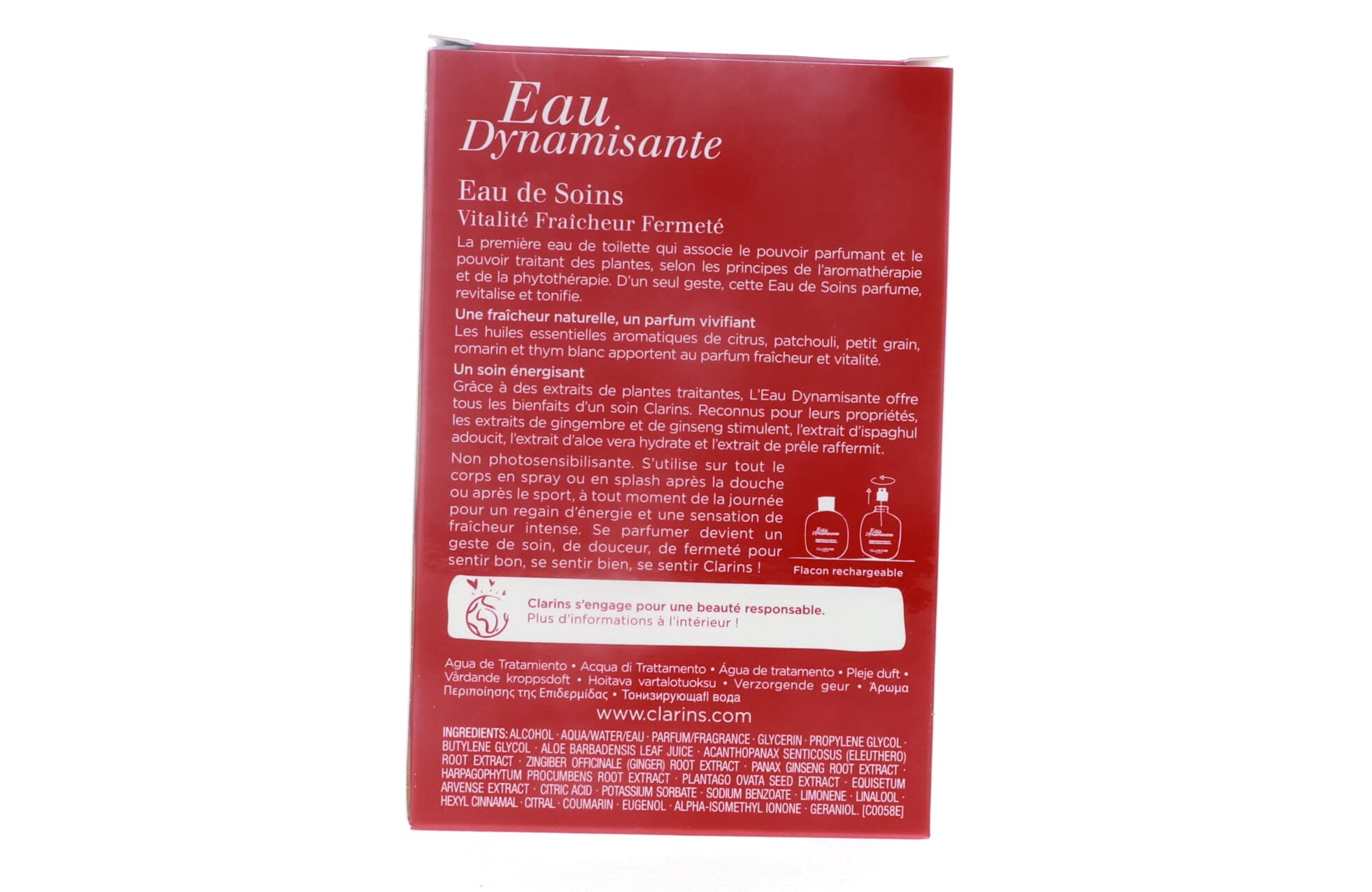 Clarins Eau Dynamisante Gentle Deodorant Spray 100ml