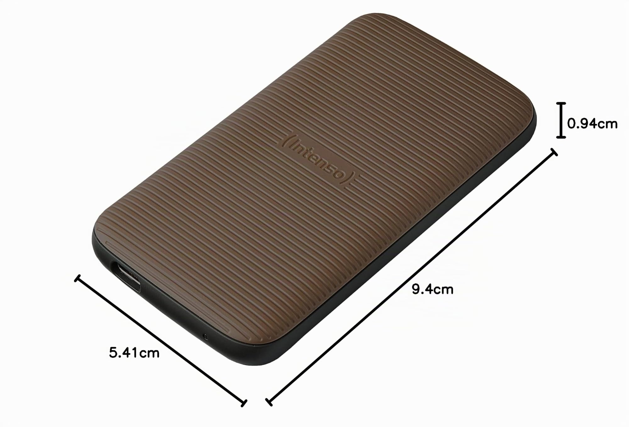 Intenso Disque dur externe SSD TX500, 500 Go Portable Solid State Drive, Super Speed USB 3.2 Gen 2x1 (10 Gbit/s), jusqu'à 1000 Mo/s