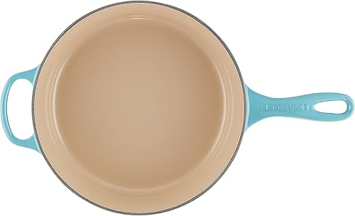 Miniatura 4 de Le Creuset Hierro Fundido Esmaltado Signature Cassadou, 3.75 cuartos de galón., Caribe