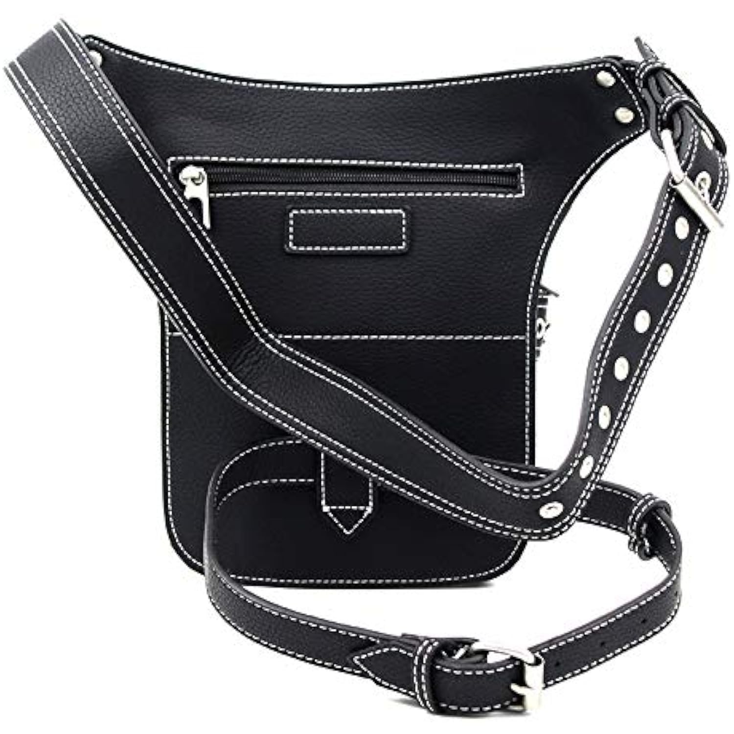 Pernera Moto Bolsa for Pierna, for Muslo, Riñonera for Mujer, Cartuchera for Motocicleta, Cinturón for Cadera, Funda De Cuero for Hombre, Cruzada