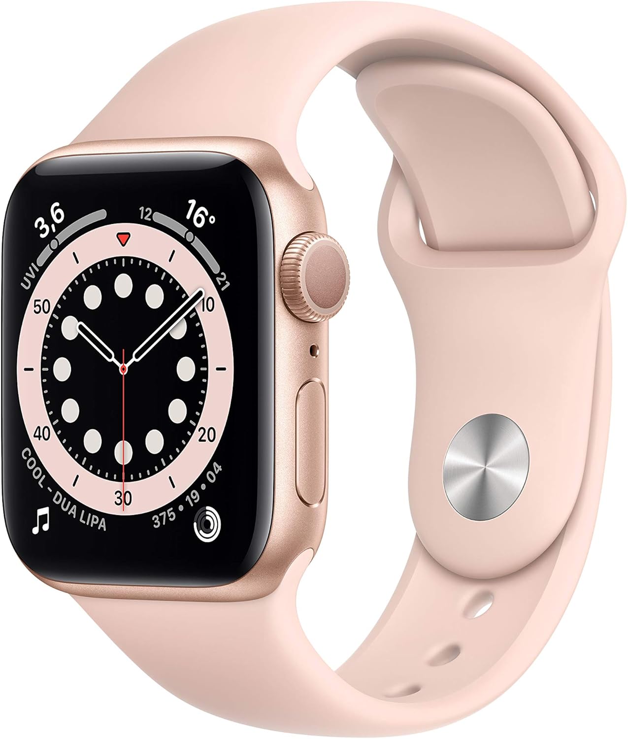 Apple Watch Series 6 (GPS, 40 mm) Aluminiumgehäuse Gold, Sportarmband  Sandrosa : Amazon.de: Drogerie \u0026 Körperpflege