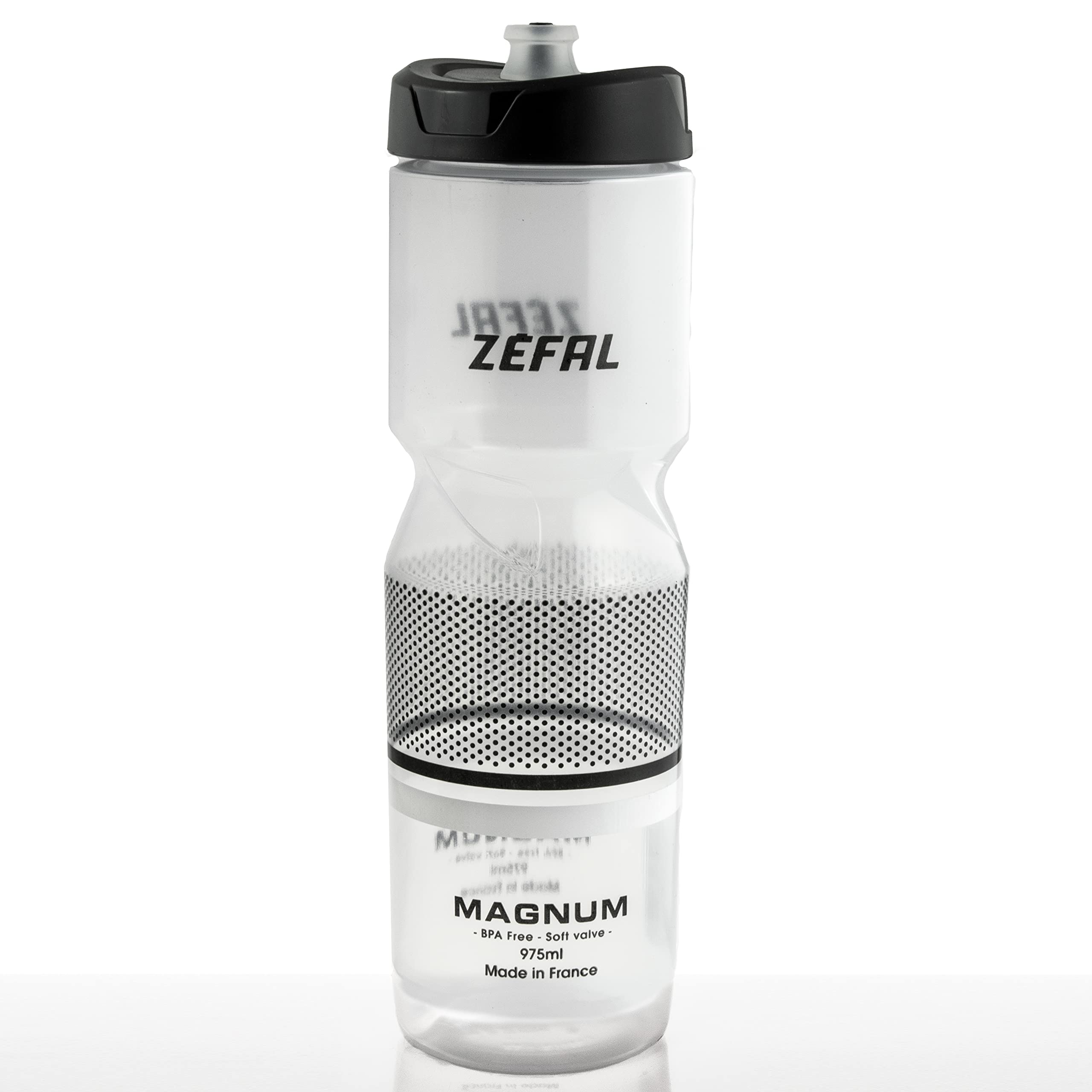 ZEFALMagnum Soft Water Bottle, Translucent, 975 ml