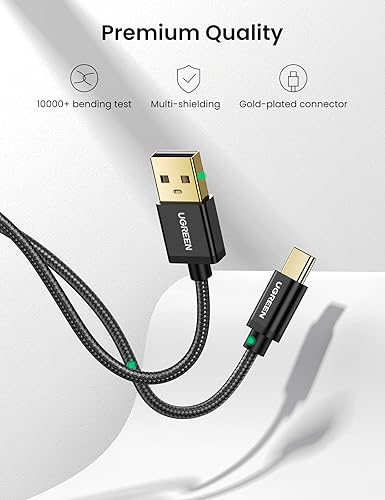 Miniatura 7 de UGREEN Paquete de 2 cables USB C de 3A de carga rápida, USB A a tipo C, cable trenzado USB C compatible con iPhone 1616 Plus16 Pro15, Samsung Galaxy