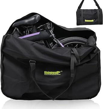 Rhinowalk 20/26inch Folding Bike Bag Waterproof Biycle Travel Case Carrying Case Outdoors Bike Transport Bag for Car Train Air Travel