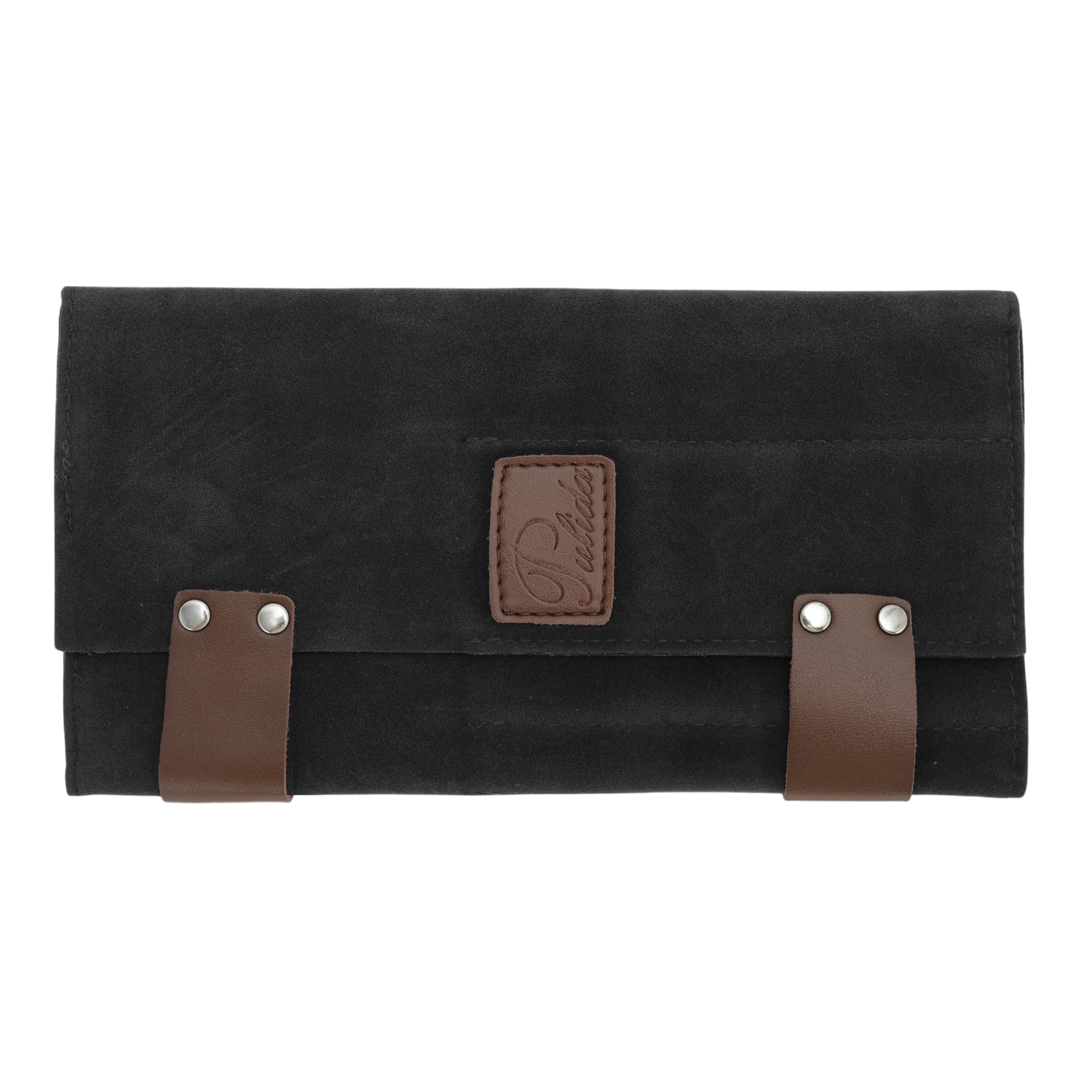 Sac à ciseaux coiffeur noir pliable VOCOSTE avec poches de rangement pour ciseaux