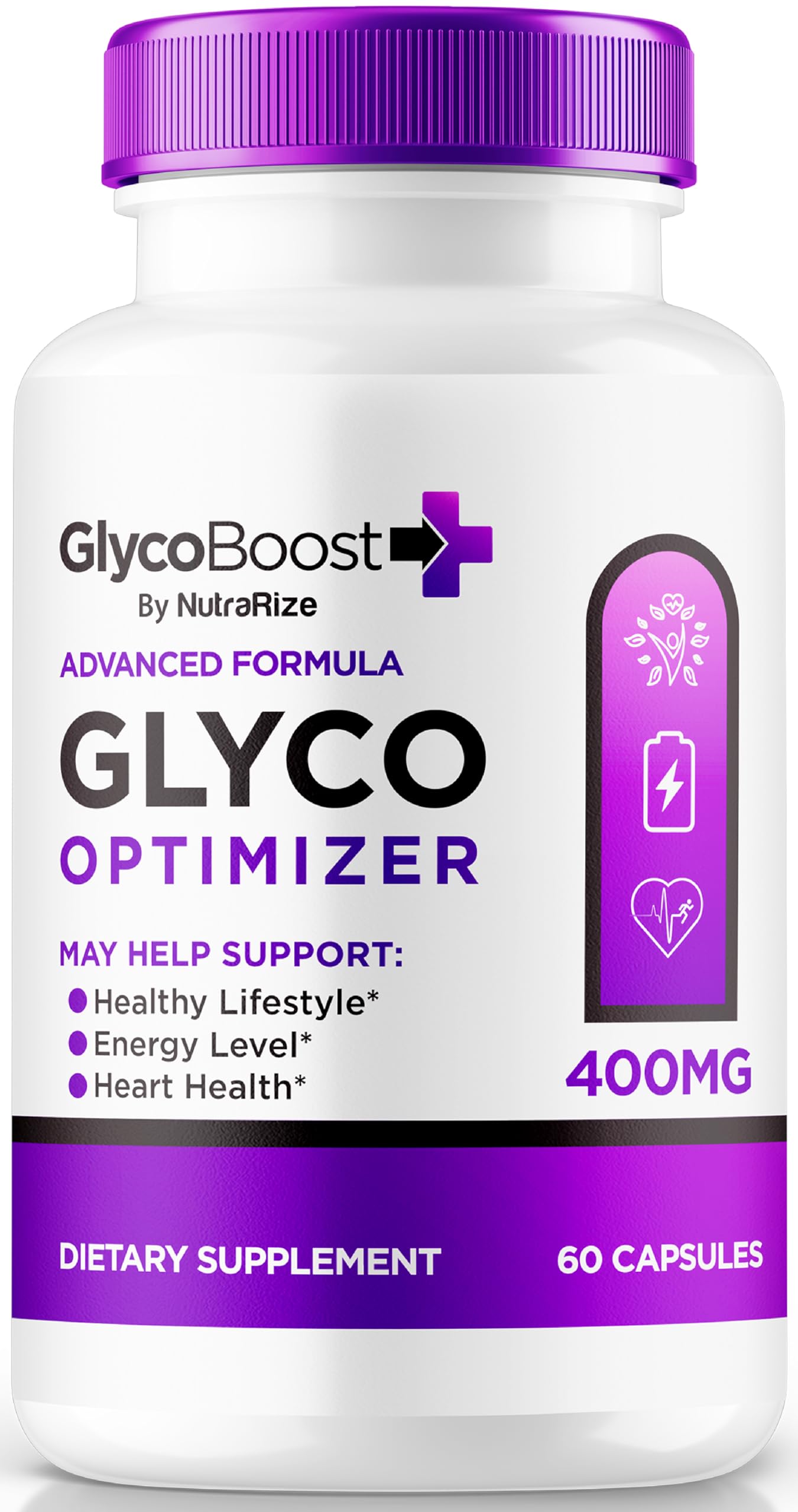 NutraRize GlycoBoost - Official Glyco Boost Blood Support Formula, All Natural Capsules for Healthy and Stable Levels, GlycoBoost Blood Vessel Cleaner, Glyco Boost Optimizer (60 Capsules)