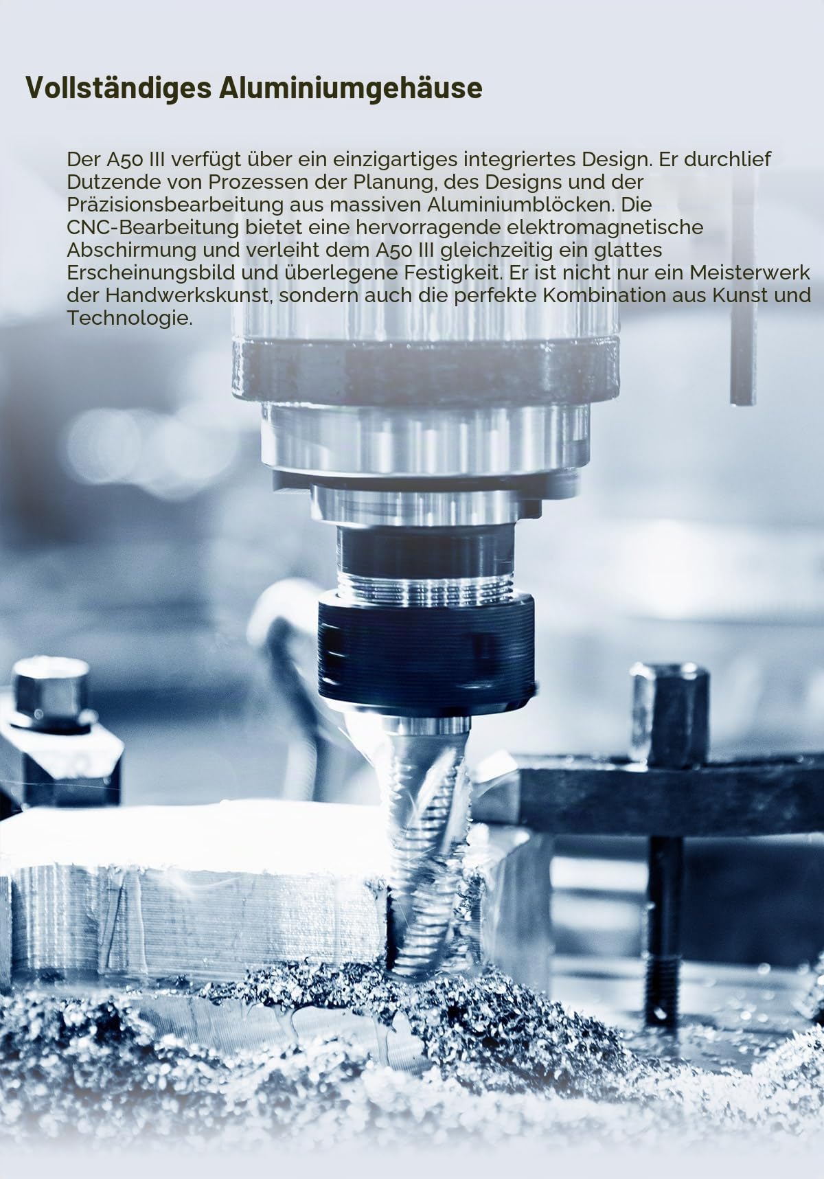 TOPPING A50 III NFCA Kopfhörerverstärker-Vorverstärker – SE/BAL-Eingang 6,35 mm Single-Ended 4,4 mm symmetrische Buchse 3500 mW x2 leistungsstarker Ausgang (Silber)
