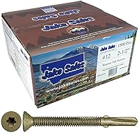 Vista 22 de Tornillos autoperforantes Tek Torx/Star Head de 14x2-3/4 para plataformas planas, remolques, cabeza de tornillo Torx T-30, 5 libras, 170 tornillos