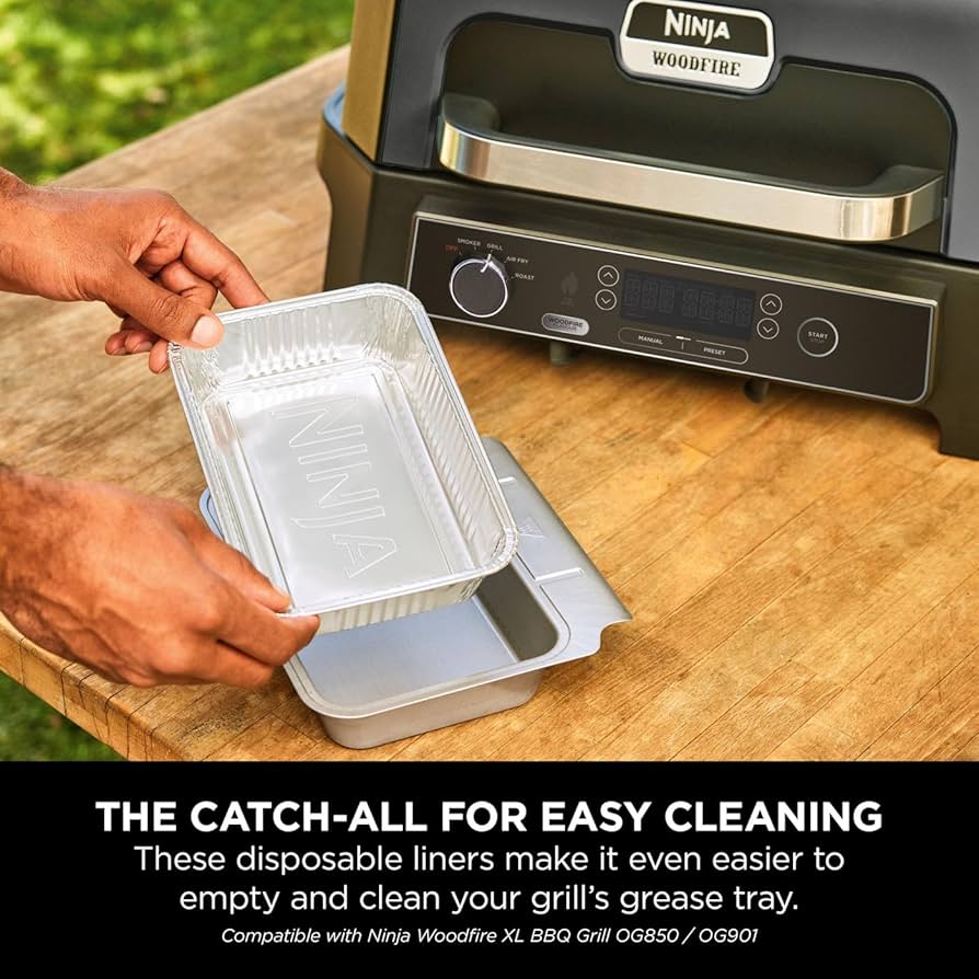 Aazon.co : AJinTeby Grease Tray Liners For Ninja OG850/OG951 Woodfire