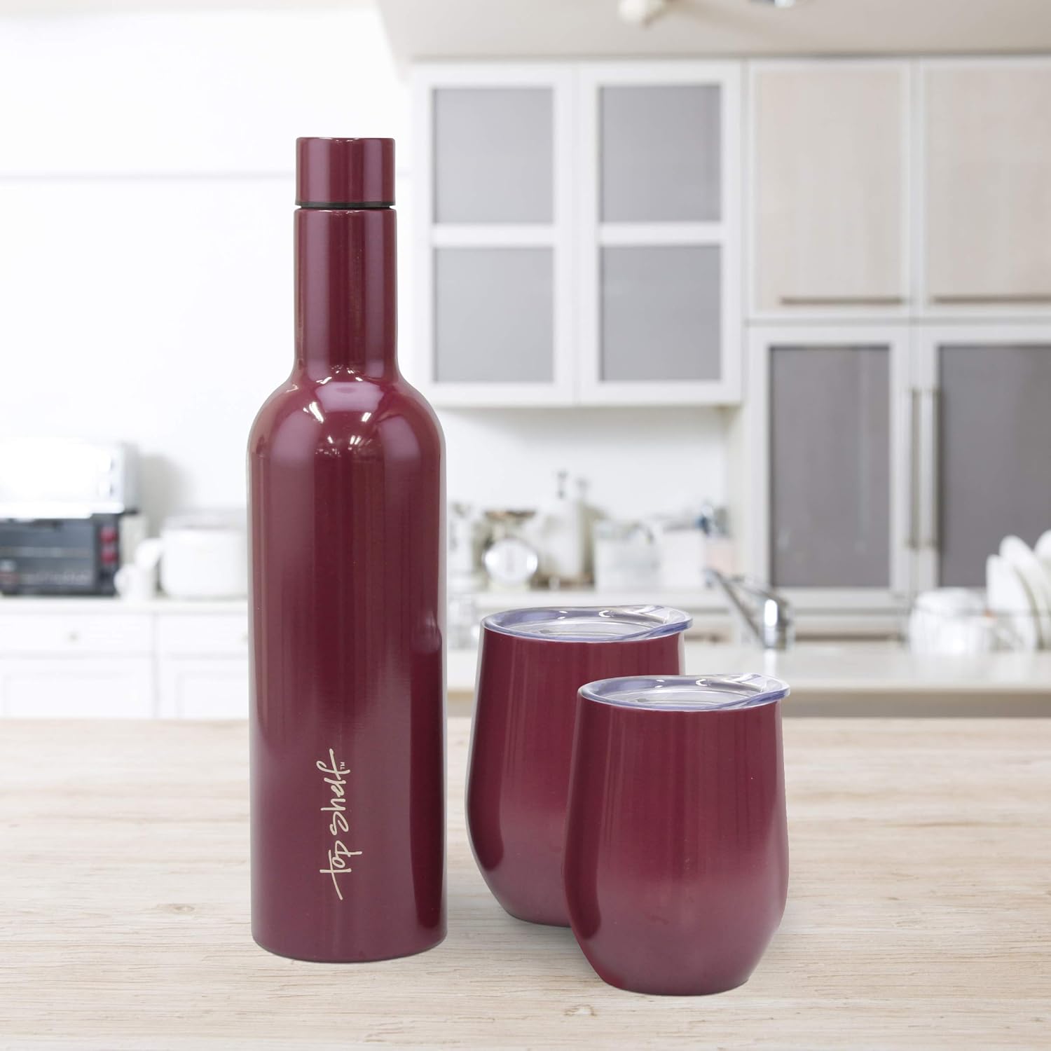 40% Off Discount Top Shelf Wine Growler, 3 Piece Set