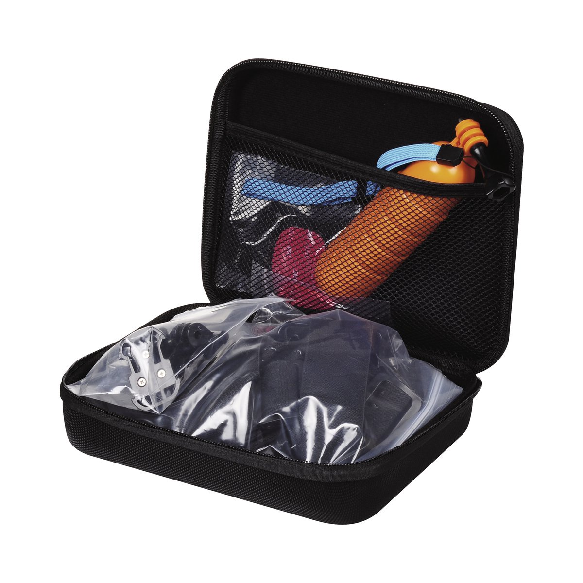 Rollei Actioncam Accesorios Set Watersports I Set de 22 Piezas I Ideal para Todas Las Actividades acuáticas I Compatible con Todas Las Actioncams GoPro I Incluye Bolsa de Accesorios