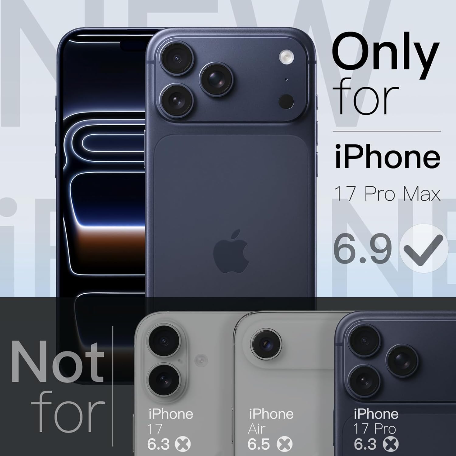 المتكامل - جيتك جراب رفيع لموبايل ايفون 17 برو ماكس مقاس 6.9 ب... - view 2