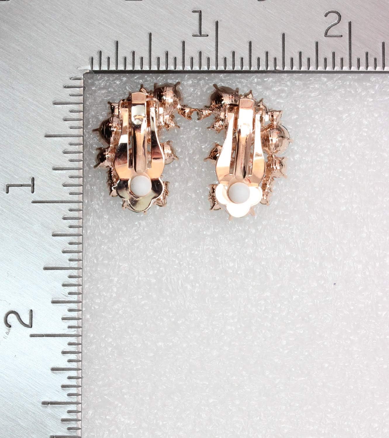 Faship Gorgeous Clip Ons Floral Earrings - Image 3