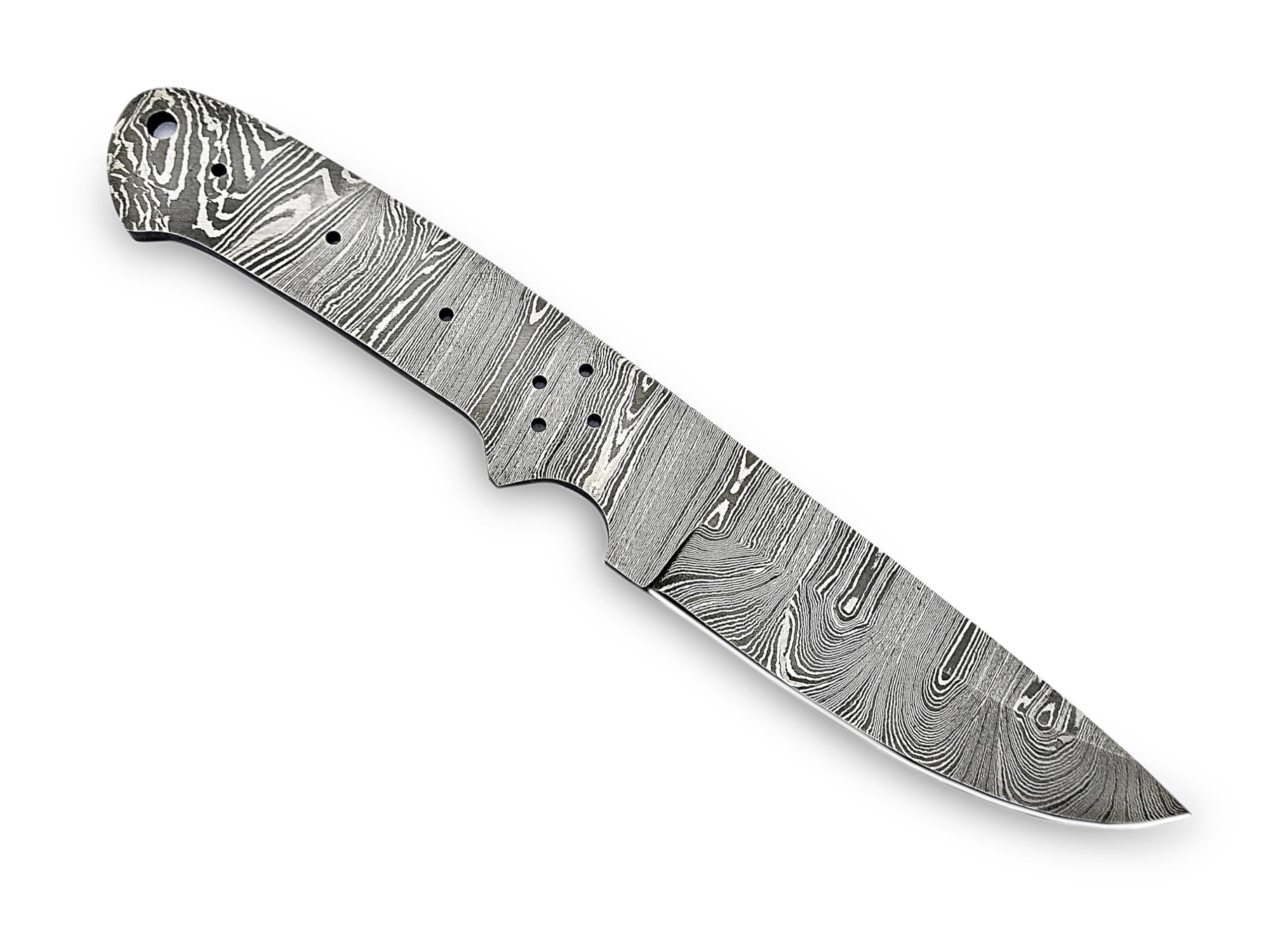 EJOY OUTDOORS Handmade Damascus Steel Blank Blade | Hand Forged full tang knife Steel Blade | 9.5 Inches Handmade Camping Knife Making Supplies| HUNT-20