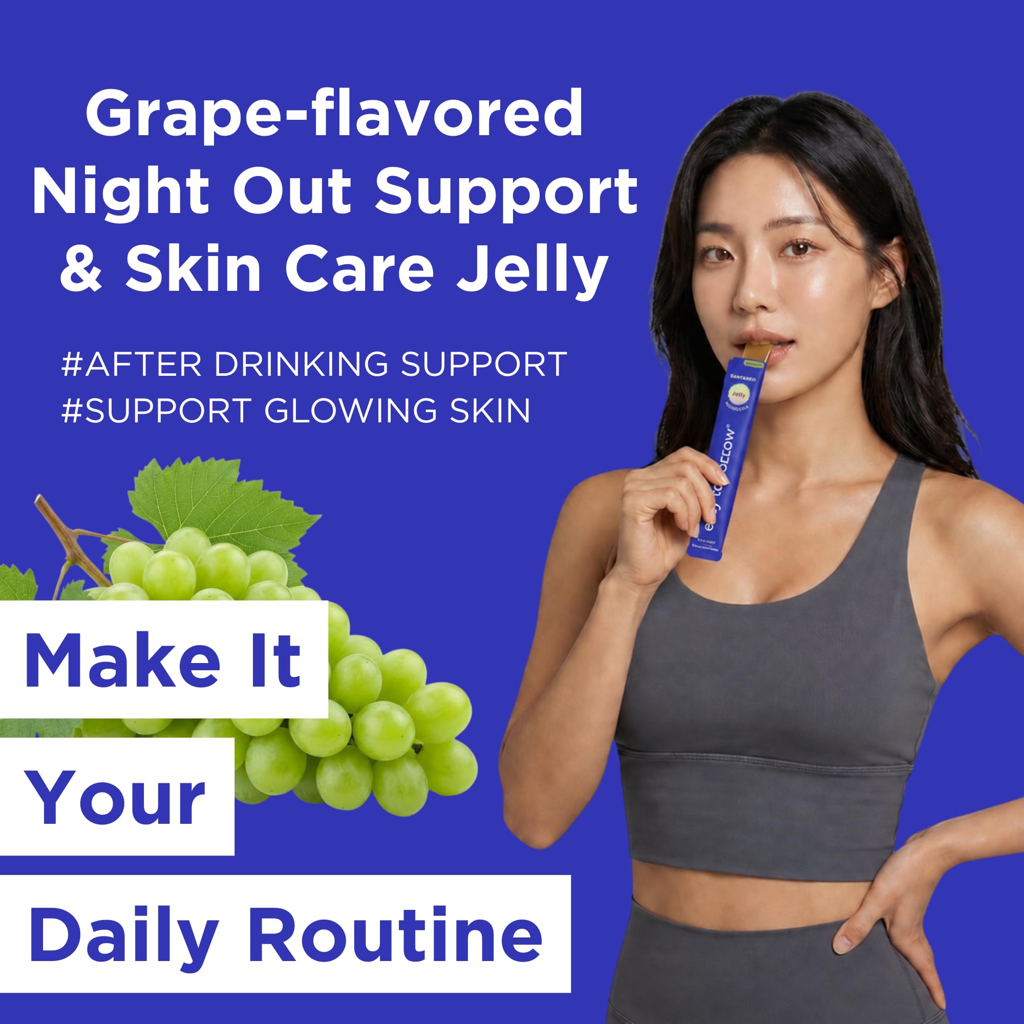 glutathione after drinking Amazon.com: EASY TOMORROW - Natural Energy & Morning Vitality Jelly Stick -  Daily Korean Skin Health Supplement & After Drinking Support with DHM &  Glutathione
