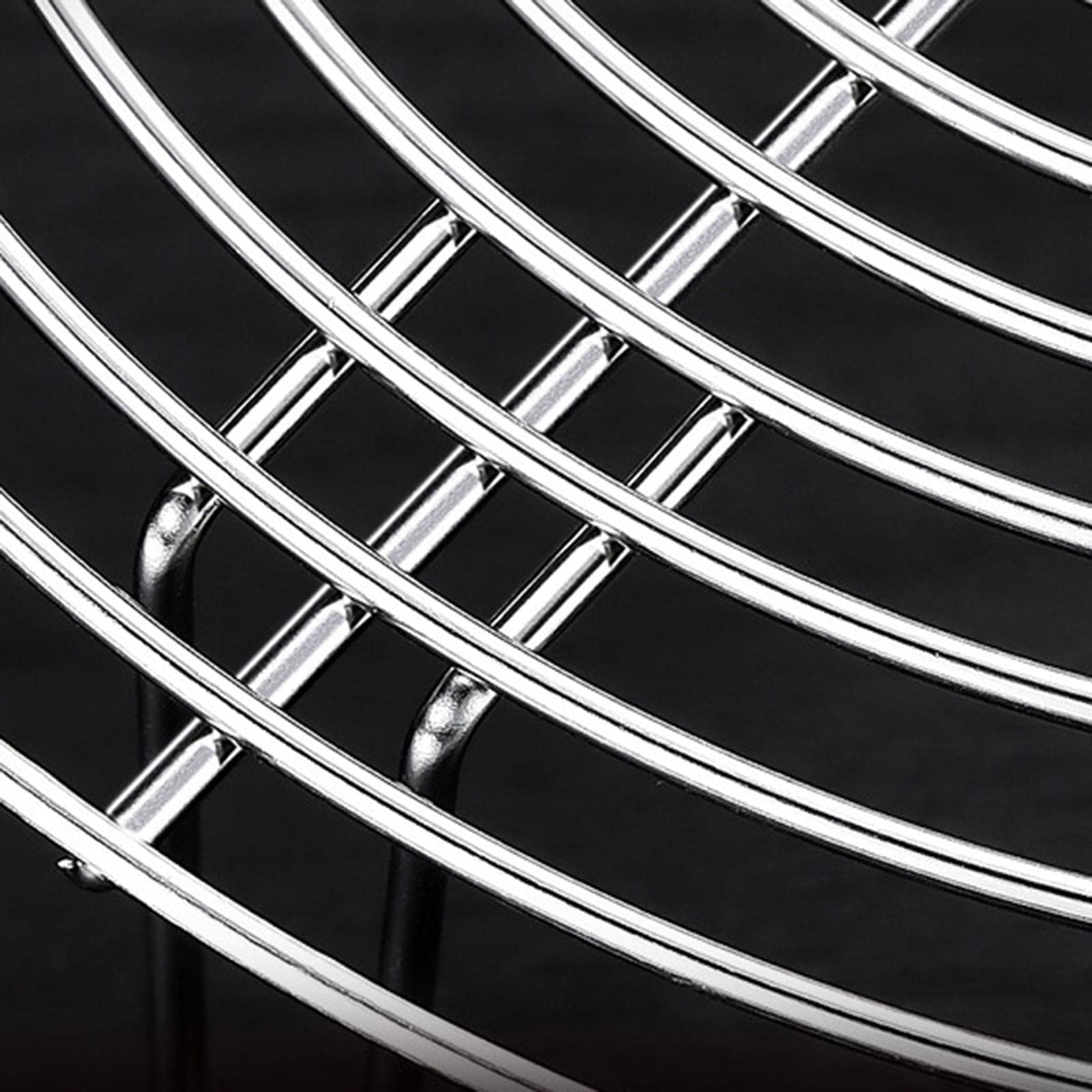 Grille de Cuisson Ronde, Grille Vapeur Pratique en Acier Inoxydable, Hauteur 7 Cm, Ustensile pour Cuisson Vapeur, Casserole, Four, 11.02 Pouces