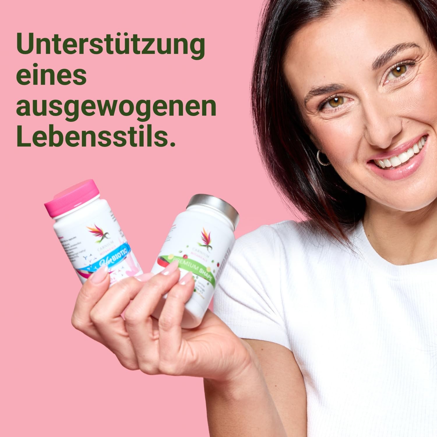Carnium Botanicals Premium Shape – Glucomannan Kapseln, 60 Stück | Garcinia Cambogia, Grüner Kaffee, Schwarzer Pfeffer, Vitamine B12 & B6, Vegan und Glutenfrei
