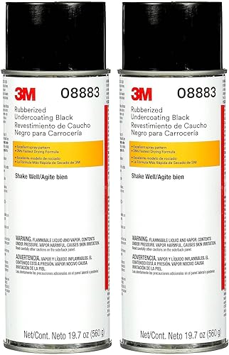 3M Aerosol de revestimiento de goma, 08883, 19.7 onzas, acabado texturizado, anticorrosivo, multiusos para automóviles, camiones y vehículos