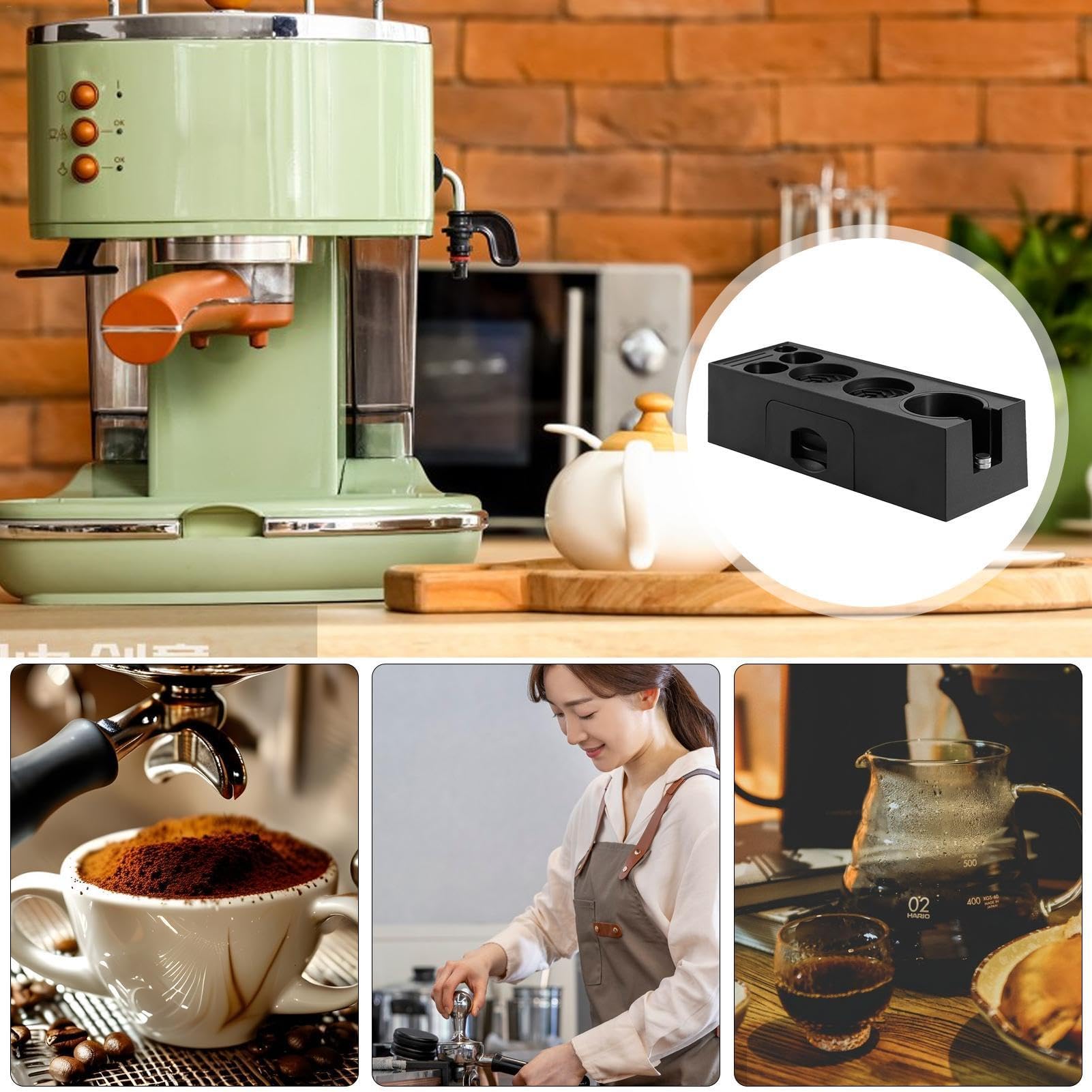 Pojemnik na kawę espresso manipulacja kawą uchwyt na filtr espresso akcesoria kuchenne rozwiązanie do przechowywania kawy dla świeżości i wygody