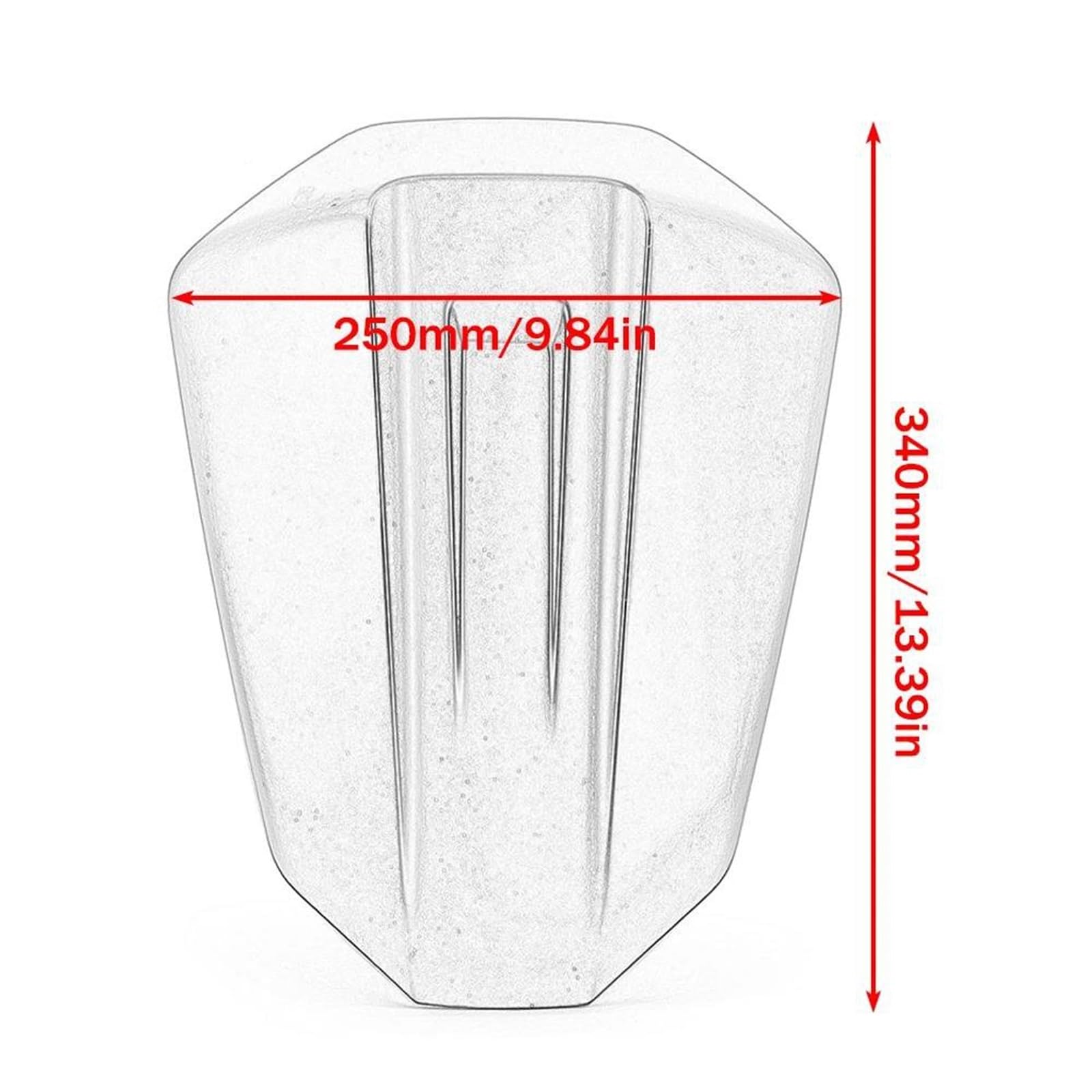 Trasera De Carenado De Duro Cubierta De Asiento Trasero (Colín) para Motocicleta para Yamaha MT-07 MT07 2025 2026 Carenado Trasero, Asiento del Pasajero, Joroba De Cola(Materia Negra)