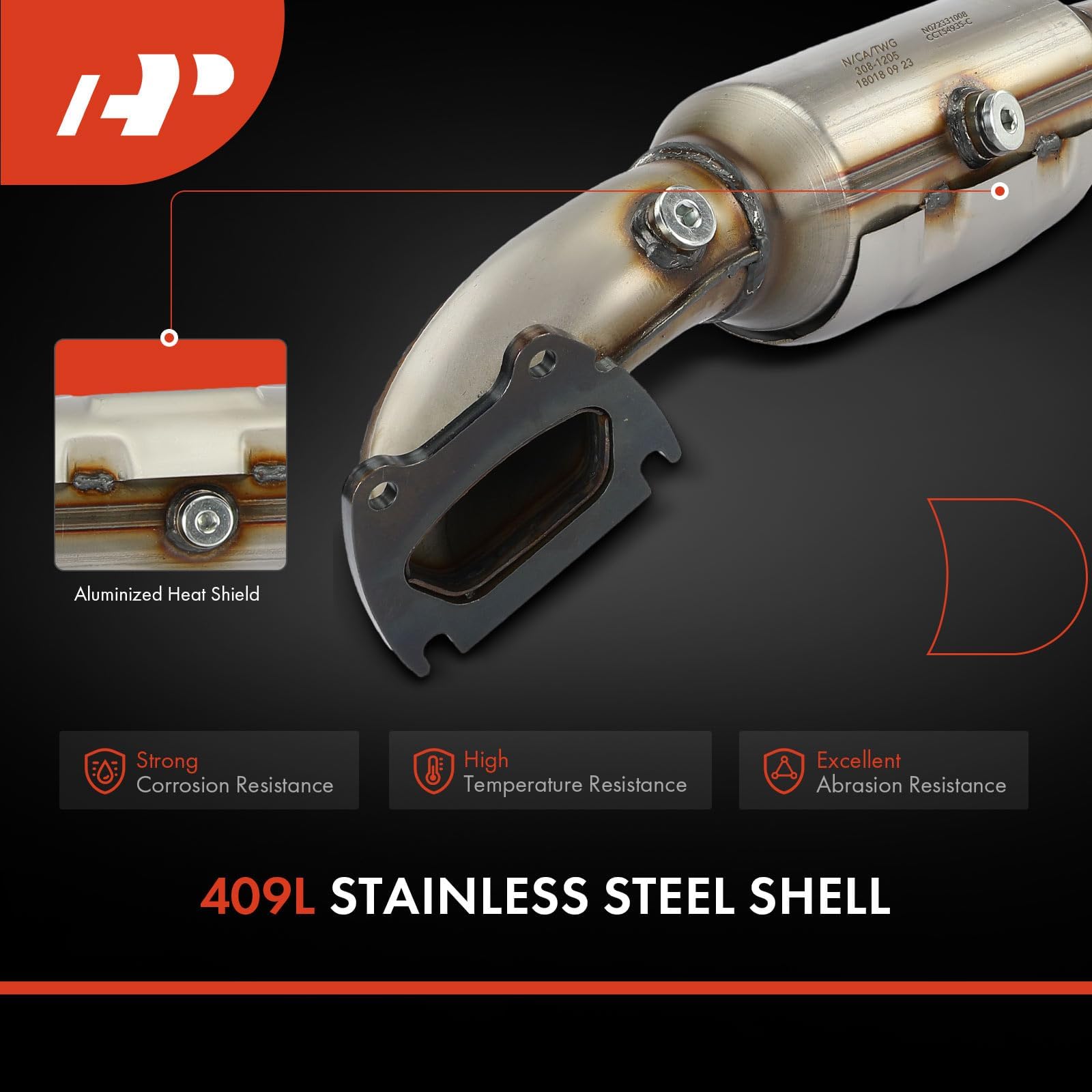 Amazon.com: A-Premium Right Catalytic Converter Kit Direct-Fit  