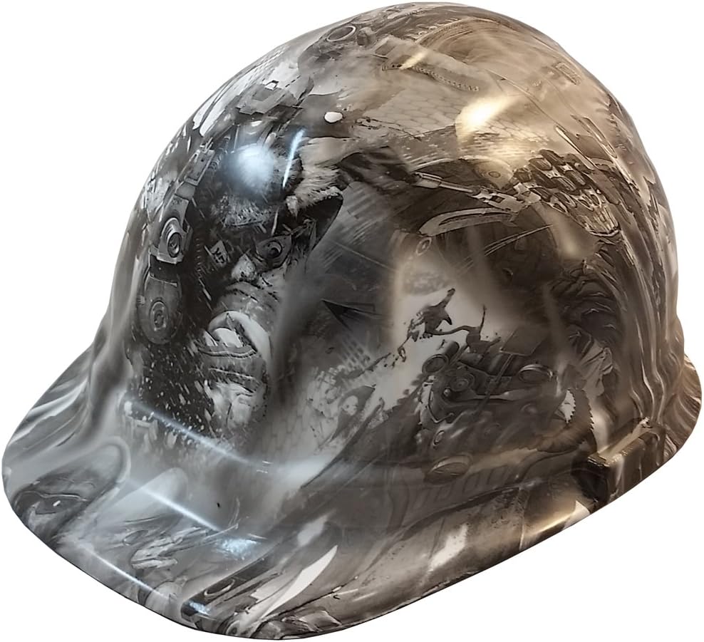 Modern Soldier Hydro Dipped Hard Hats, Cap Style Design