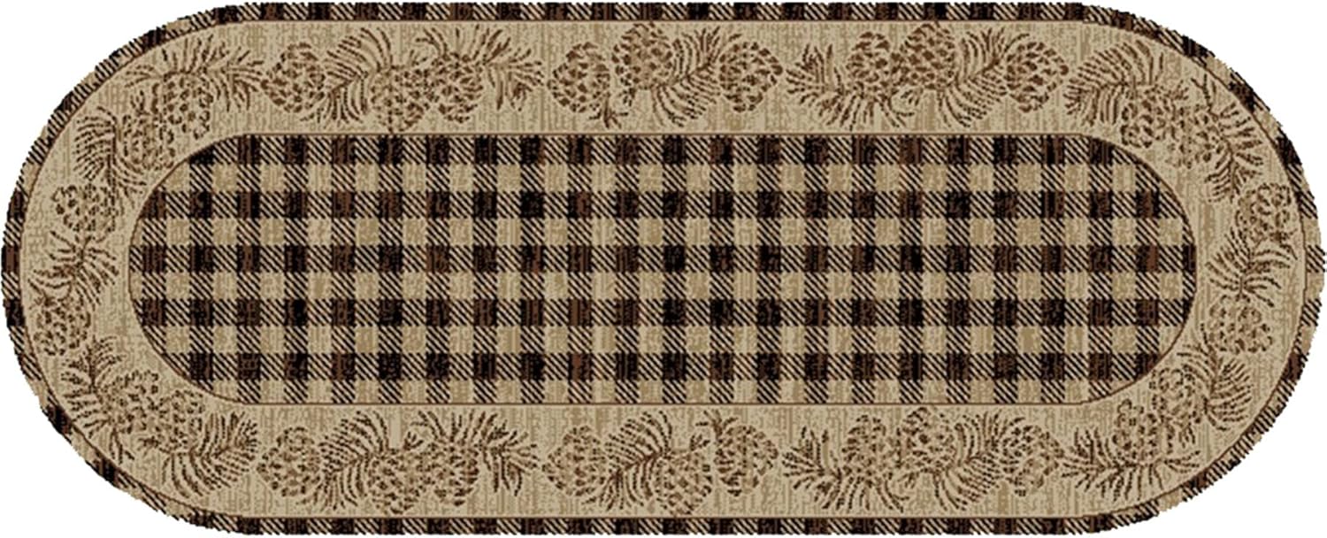 Mayberry Rug AD6241 2'2"x5'3" Oval Long Branch Antique Area Rug