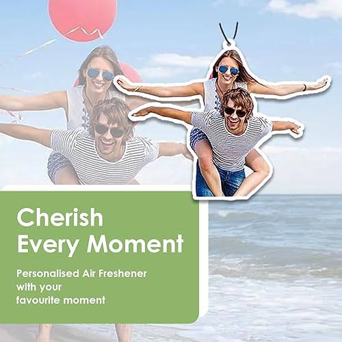 Miniatura 4 de Ambientadores personalizados con imagen - Ambientador de aire personalizado con foto de doble cara para automóvil, ambientadores con olor con imagen
