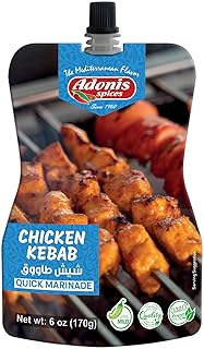 Adonis - Chicken Kebab Quick Marinade, 6 oz (170g), Ready to Use Liquid Seasoning Marinade