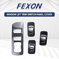Vista 3 de Cubierta de panel de interruptor de fibra de carbono para Ford F150 2015 2016 2017 2018 2019 2020 Accesorios
