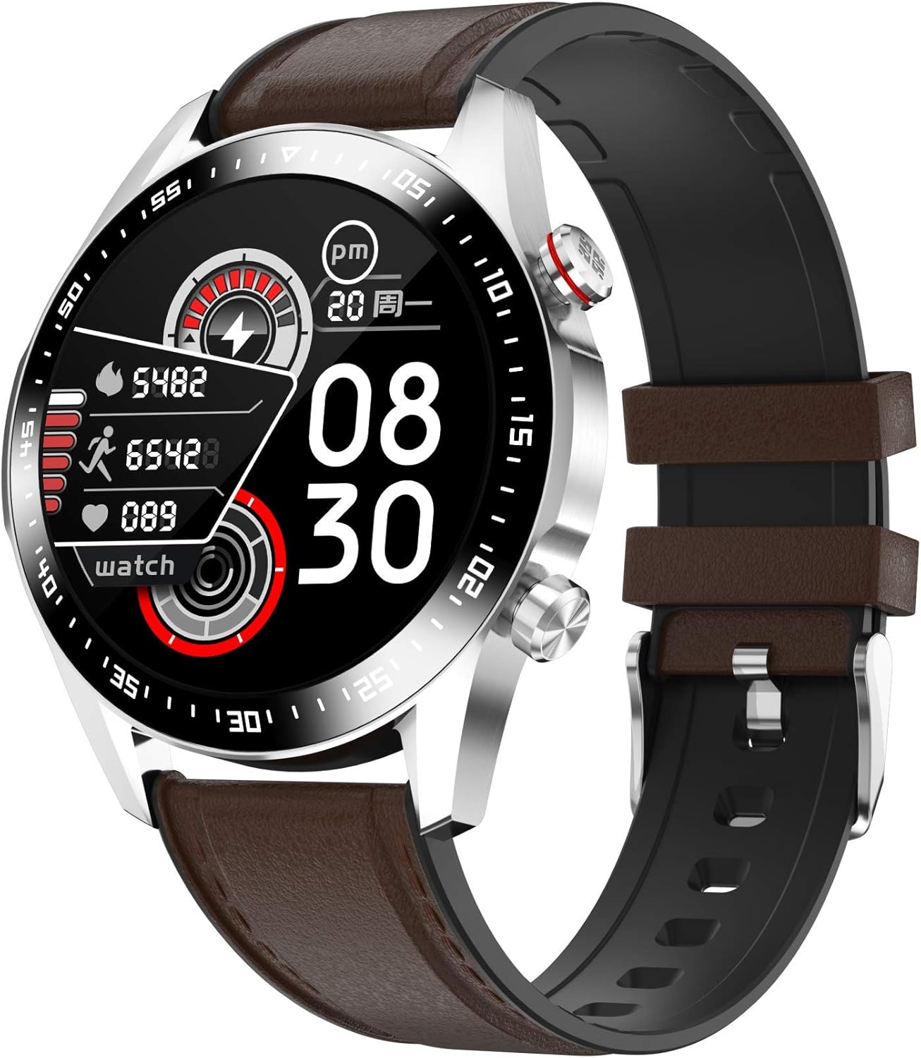 KUCE Smart Watch Bluetooth High-End Fitness Trackers Monitor di Attività Orologio per Esercizio Salute con Monitor di Frequenza cardiaca e Sonno, Pedometro per Camminare per Uomo e Donna KUCE Smart Watch Bluetooth High-End Fitness Trackers Monitor di Attività Orologio per Esercizio Salute con Monitor di Frequenza cardiaca e Sonno, Pedometro per Camminare per Uomo e Donna