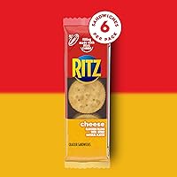 Vista 4 de RITZ Galletas tipo sándwich de queso, 20 paquetes de bocadillos (6 galletas por paquete)