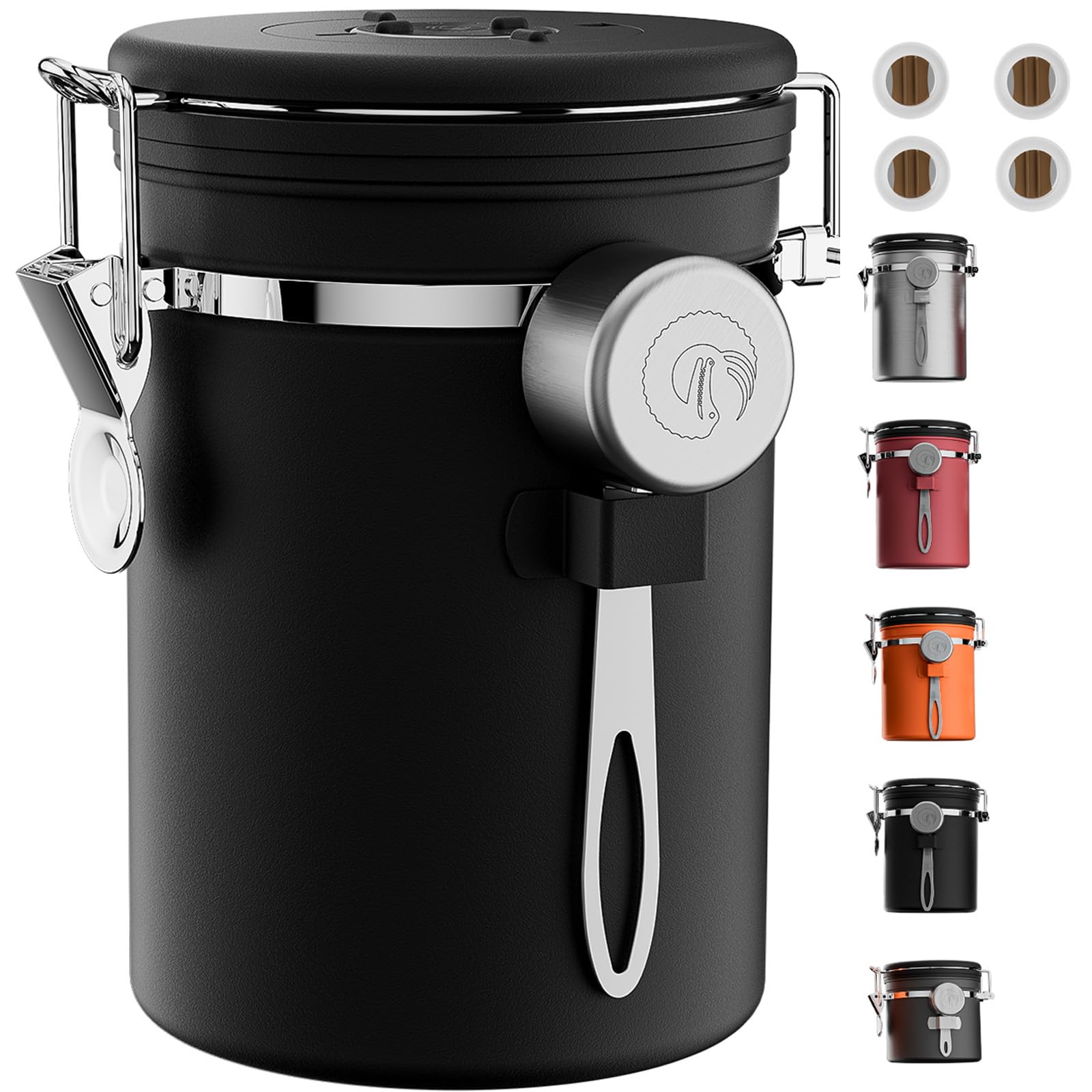 Amazon.com: Coffee Gator Coffee Canister, 22oz Airtight Stainless