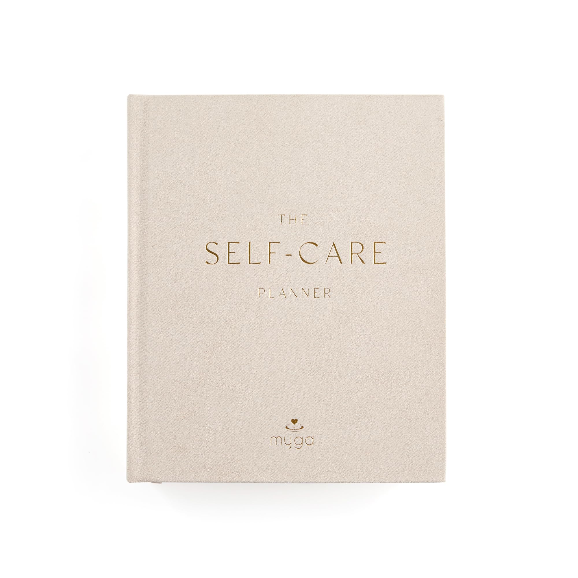Myga Self-Care Journal - A5 Wellness & To Do List Notebook – Undated Daily Planner for Personal Development & Goal Setting for Women and Men - Beige