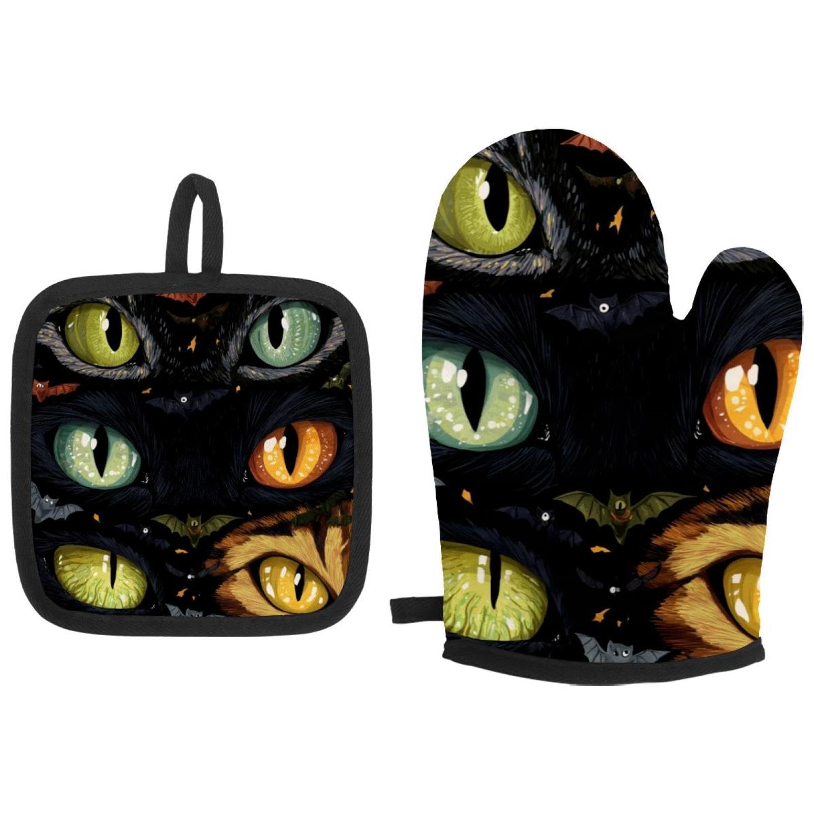 Gants de four Halloween pour pâtisserie et cuisine créative avec vos enfants durant l'automne