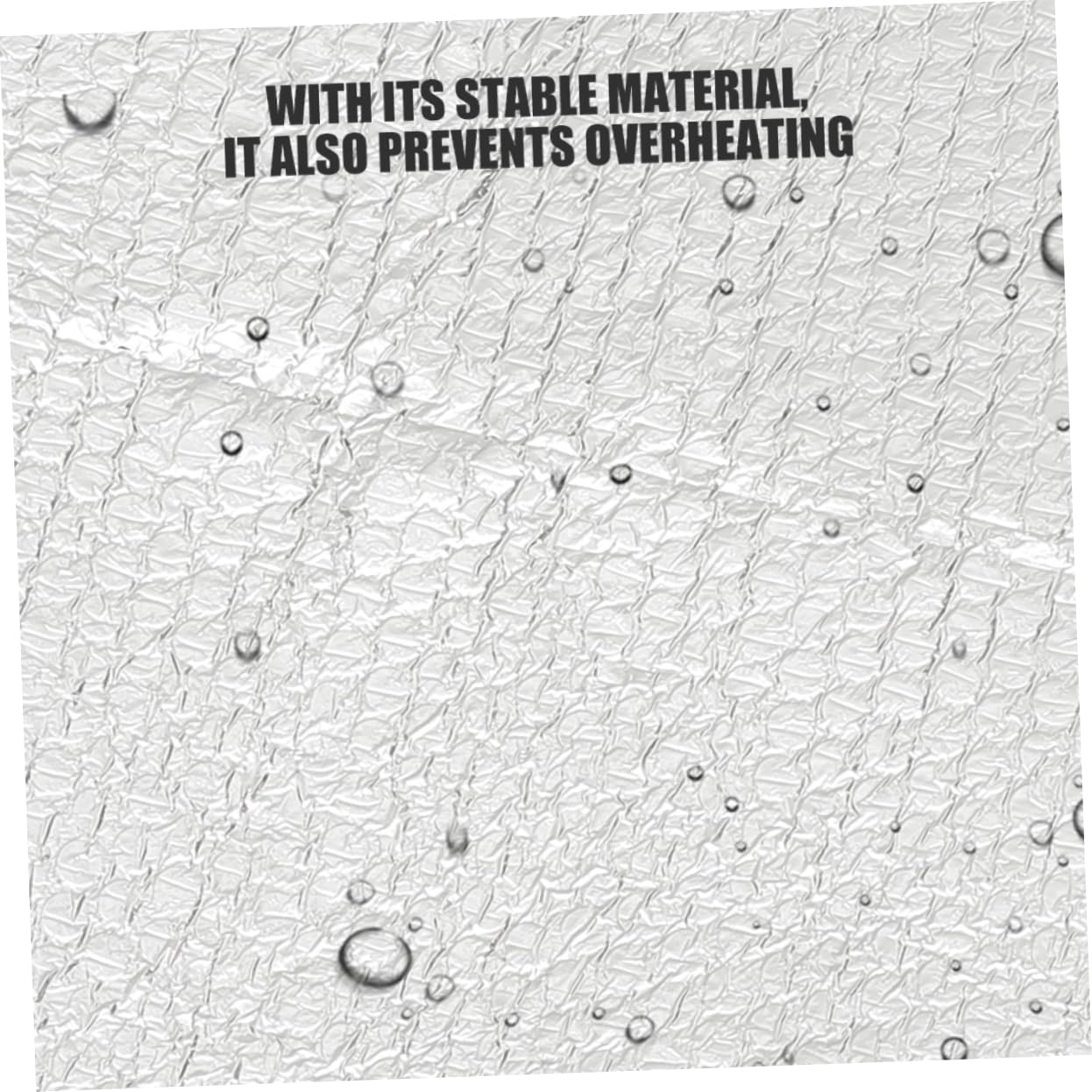 Zerodeko 5sets Outdoor Cover Aluminum Film Air Conditioner Accessory Easy to Install Protects from Sun