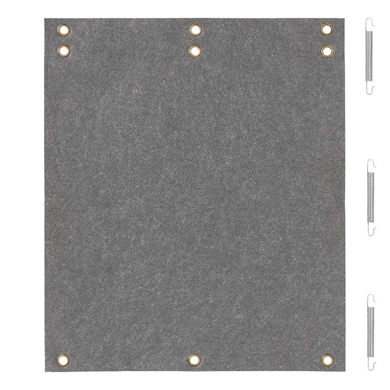 ProPlus 360831 - Tapis de Sol - Dimensions : 445 x 375 mm - pour marchepied avec 3 Ressorts de Serrage - Empêche Le Glissement