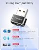 VAYDEER Precise USB Mouse Jiggler - Mouse Motion Simulator with 3 Modes On / Off Button and Easy Installation - Undetectable
