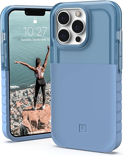 URBAN ARMOR GEAR U by UAG - Funda protectora para iPhone 13 Pro diseñada para iPhone 13 Pro, delgada, ligera, elegante, translúcida, absorbente de