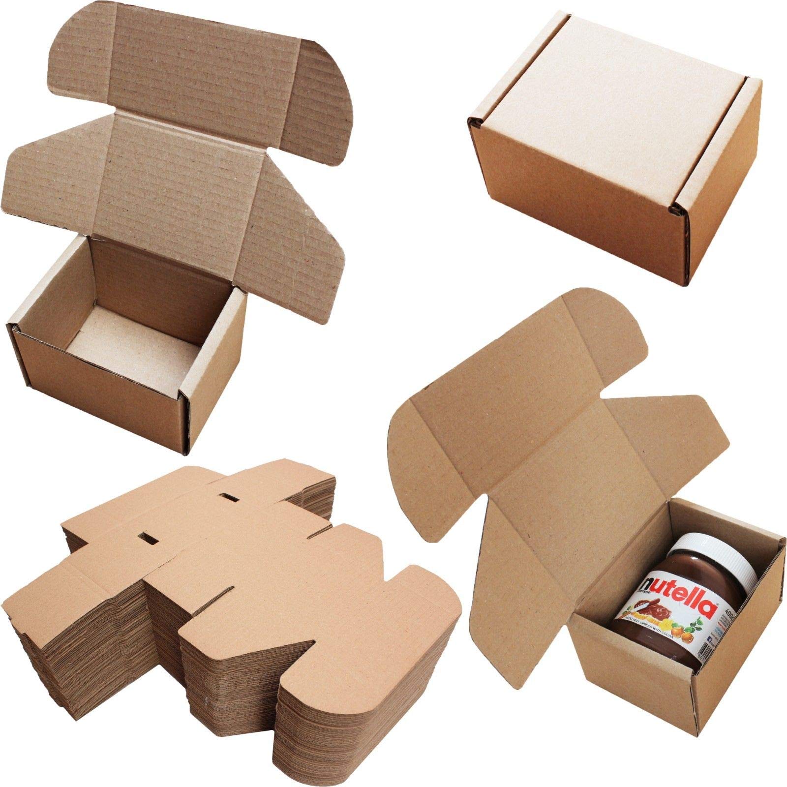 5" x 4" x 3" Brown Shipping Storage Boxes Cardboard MAILING Packet Small Parcel (100)