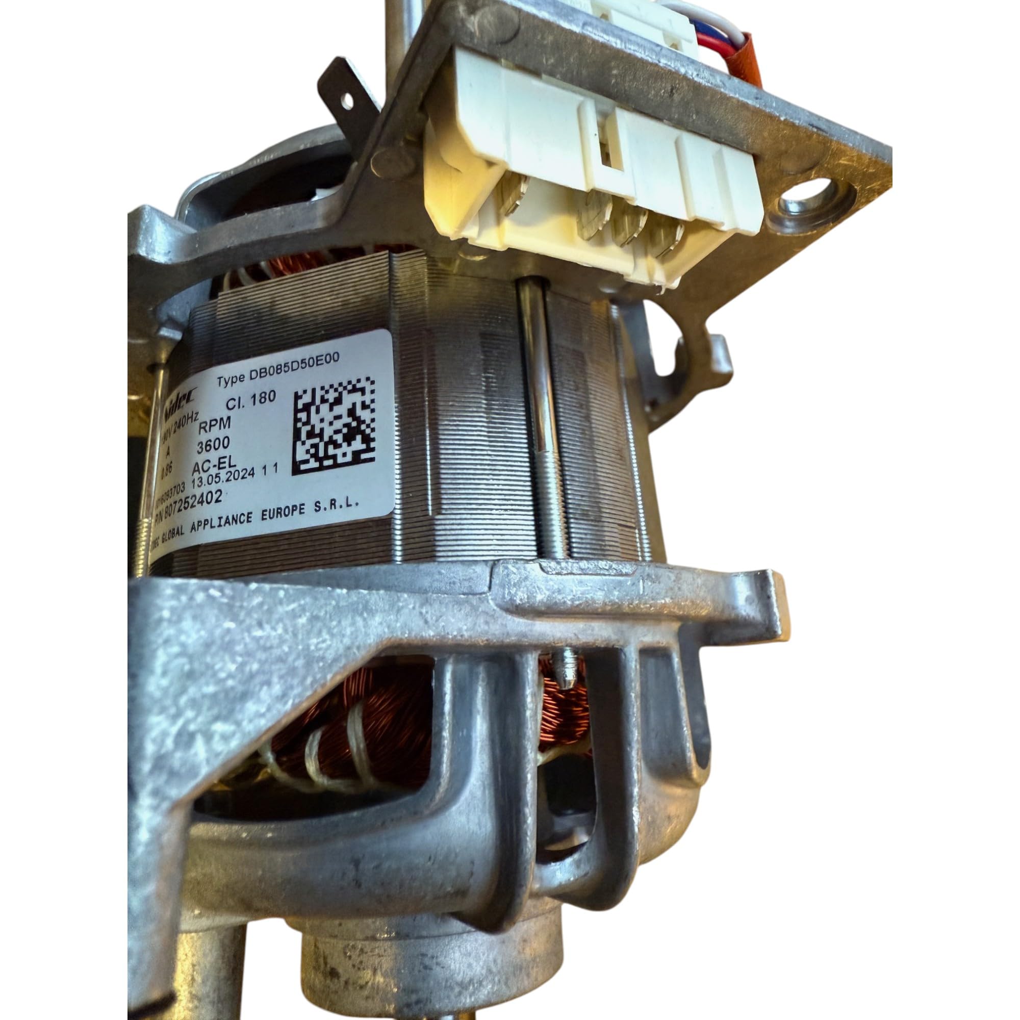 MDS Ersatzteile Motor für AEG passend für Electrolux Zanker Zanussi Trockner 807252402 – Nidec DB085D50E00 Antriebsmotor für Wäschetrockner Trommelmotor Ersatzteil