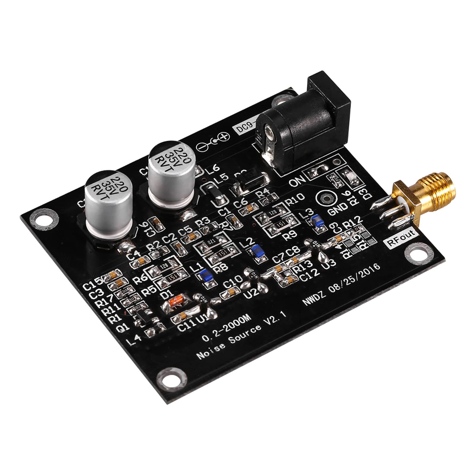Rauschquellenmodul, 1PC 1,5 GHz Noise Source Board High Flatness Filter Antennenverstärker, Verstärker